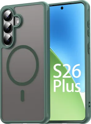 Produktbild von Handyhülle für Samsung Galaxy S26+ Magnet Case Schutzhülle Kratzfest in Grün