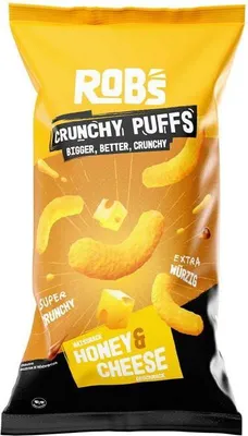 Produktbild von Rob's Crunchy Puffs Honey & Cheese 130g