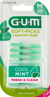 Produktbild von GUM Soft-Picks Comfort Flex M mint Interdentalbürsten 40 Stück SUNSTAR