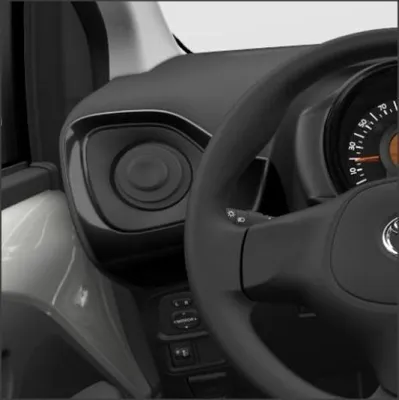 Produktbild von TOYOTA Aygo Lufteinlasskappe schwarz 55474-0H070-C0 OE