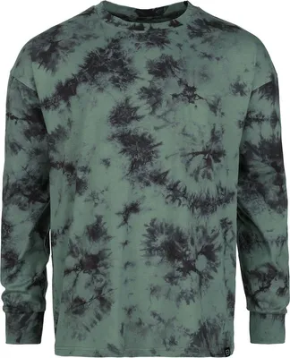Produktbild von RED by EMP Herren olivfarbenes Langarmshirt mit Batik L
