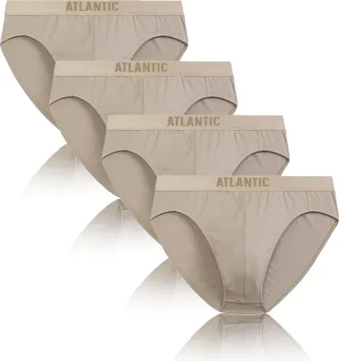 Imagen del producto de Calzoncillos para hombre, color beige Atlantic, con ajuste perfecto y suaves para la piel