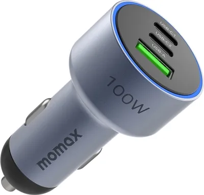 Obrázek produktu pro MOMAX UC17E 100W USB-C / Type-C x 2 + USB Tři porty auto nabíječka