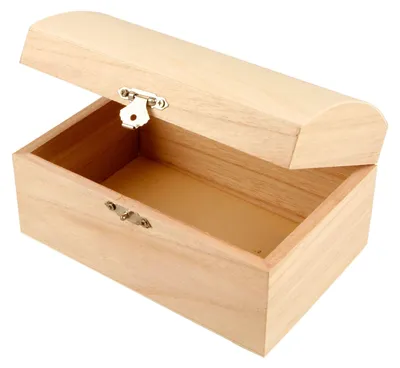 Produktbild von Creativ Company CC Houten Schatkist 16,5x11x8,55 cm
