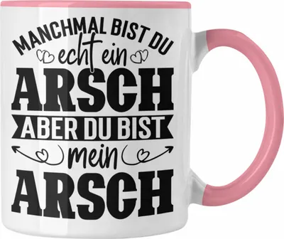 Produktbild von Trendation - Valentinstag Geschenk Tasse für Ihn Geschenkidee von Freundin Spruch Süß Liebe Jahrestag Geschenke (Rosa)