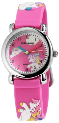 Produktbild von Excellanc Kinder Armbanduhr EX0438 silberfarbig, Mineralglas