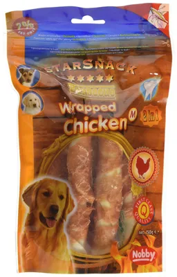 Productafbeelding van Nobby STARSNACK BBQ-kip, verpakt, 150 g, 1 pak