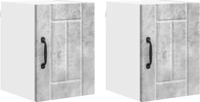Obrázek produktu pro Nástěnná skříňka LUCCA 2 pcs Betonově šedá 30 x 31 x 40 cm