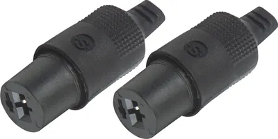 Produktbild von Schwaiger LSK8042533, DIN 41529, Schwarz, 2 Stück(e), Sichtverpackung