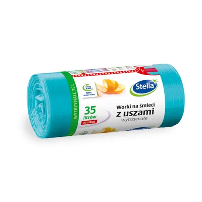 Obrázok produktu pre Stella worki na śmieci wytrzymałe 35L 30 sztuk