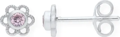 Produktbild von JuwelmaLux Blumen Kinder Ohrstecker 925 Silber mit Zirkonia JL10-06-0931