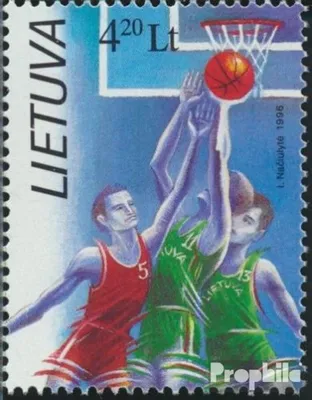 Produktbild von Briefmarken Litauen 1996 Mi 624 (kompl.Ausg.) postfrisch Sommerspiele
