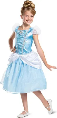 Produktbild von Disguise Cinderella Deluxe Kostüm Blau 5-6 Years Blau 5-6 Years