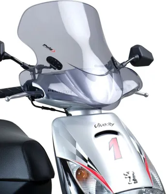 Produktbild von PUIG 1052H Rollerscheibe City Touring passend fuer PEUGEOT SPEEDFIGHT 1 100 S2AA Getönt
