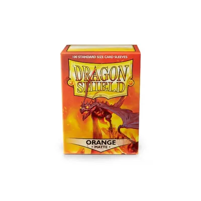 Image de Dragon Shield Standard Matte Sleeves - Orange (100 Sleeves)