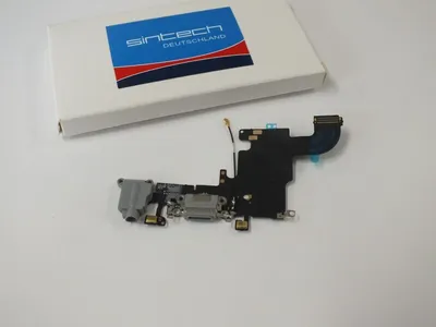 Produktbild von Docking port iPhone 6s schwarz mit Kopfhörerbuchse und Mikrofon USB Lightning