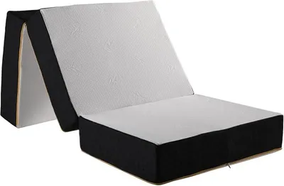 Imagen del producto de Silecomplaza - Futón plegable, 90 x 200 cm, colchón para camping, colchón de viaje, colchón para invitados, plegable, colchón plegable, colchón para el suelo, espuma ortopédica