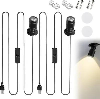 Productafbeelding van Led Koplampen - Fietsverlichting Set - Veilig Fietsen - Aluminium Behuizing - 2 Stuks - Zwart