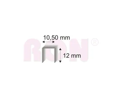 Imagen del producto de Spona 345/12 ZN BL, 700 unidades por paquete