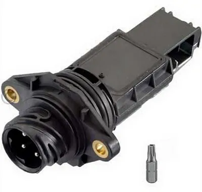 Image de Débitmètre d'air 12 V électrique, de la marque PIERBURG, bénéficiant de l'expertise IAM, compatible notamment avec les modèles BMW Série 5