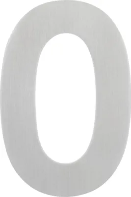 Produktbild von Alpertec Hausnummer 0 Edelstahl