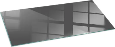 Produktbild von Glasbodenplatte für 125x50 cm – Kaminofen – Kaminplatte Glas – Schutzglas – Funkenschutzplatte –Glasbodenplatte Feuerfeste – Hitzeschutzplatte – Bodenschutz aus Glas – Farbe Graubraun
