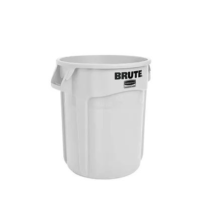 Produktbild von Kunststofftonne 76 Liter, ØxH 495x580 mm, weiß, lebensmittelecht, temperaturbeständig von -30 °C bis +60 °C