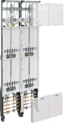 Produktbild von HAGER Komplettfeld 4ZP univ.Z ZK53Q7N H1350mm 2-feld