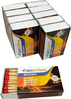 Produktbild von 10 Schachtel Streichhölzer Zündholzschachtel Zündhölzer Sicherheitszündhölzer