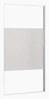 Produktbild von AICA Walk in Dusche 140x200cm 8mm NANO ESG für Duschwand ohne Tür Milchglas Duschabtrennung Duschkabine