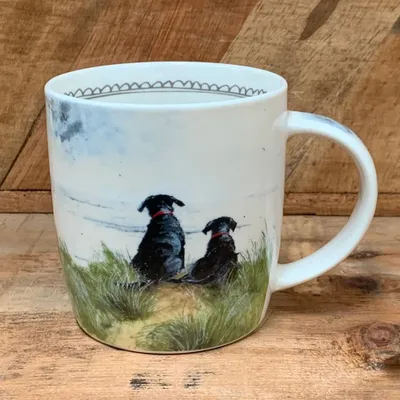 Produktbild von Keramiktasse M25 Hunde in den Dünen 400 ml