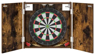 Image de Cabinet pour cible Chêne fumé 56 x 12 x 53,5 cm
