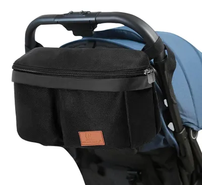 Imagen del producto de Omgoods: Organizador para cochecito de bebé con cremallera y múltiples compartimentos