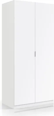 Produktbild von Kleiderschrank 2-türig - Weiß, Schlafzimmer 52x180 cm