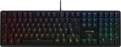 Produktbild von CHERRY G80-3000N RGB, Kabelgebunden, USB, Mechanischer Switch, AZERTY, RGB-LED, Schwarz