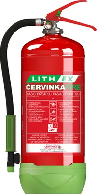 Immagine prodotto di Estintore per batterie al litio 6 L - SENZA CAMBIO