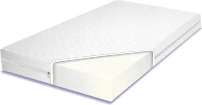 Immagine prodotto di Materasso in schiuma BDW, bifacciale, rivestimento, anallergico, bianco, 180x90