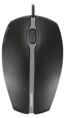 Produktbild von CHERRY GENTIX SILENT Kabelgebundene Maus, Schwarz, USB, Beidhändig, Optisch, USB Typ-A, 1000 DPI, Schwarz