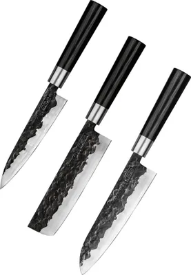 Produktbild von Samura Blacksmith Set aus 3 Küchenmessern