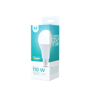 Immagine prodotto di 5x Lampada LED E27 A65 18W lampadina 3000K bianco caldo 1680 lumen sostituisce la lampadina a incandescenza 110W lampada a risparmio energetico 230V
