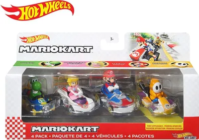 Image de Hot Wheels Mario Kart - 4 pièces détachées
