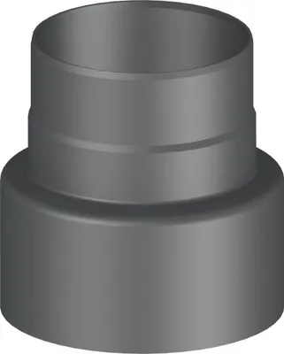 Produktbild von Ofenrohr Reduzierung - Ø 150 mm auf Ø 120 mm - gussgrau