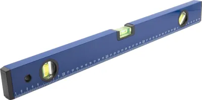 Produktbild von Wasserwaage Aluminium 50 cm Richtwaage Messwaage Bauwaage 3 Libellen Lineal