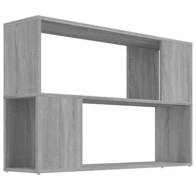 Obrázek produktu pro vidaXL Regál na knihy Grey Sonoma 100x24x63 cm výrobek ze dřeva