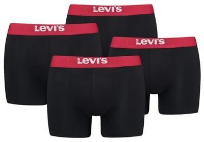 Produktbild von Levi's Basic Boxershorts in einfarbiger Ausführung, weiche Herrenunterwäsche aus Baumwolle