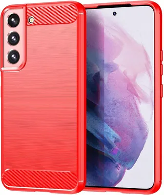 Produktbild von König Design Hülle kompatibel mit Samsung Galaxy S23 Plus Kunststoff Soft Handyhülle - Handy Case Rot