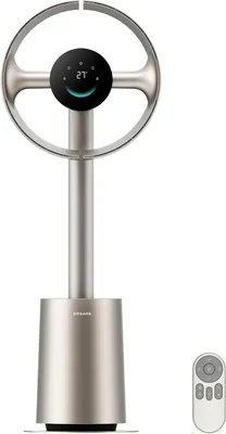 Produktbild von Dreame MF10 The Bladeless Fan,Standventilator,270° Room Air Flow Circulation,Temperature-Adaptive Airflow,Intelligent Wind Stream,Washable Filte,Gold
