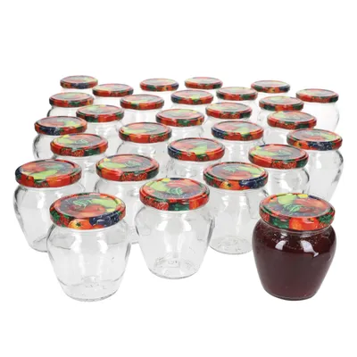Produktbild von 75er Set Marmeladengläser 212ml Deckel Obst Twist-Off TO 63 Einmachgläser Antipasti Konfitüre