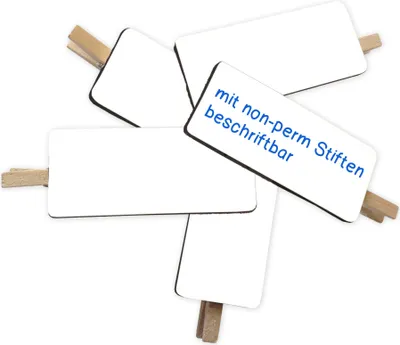 Produktbild von TimeTEX Set Whiteboard-Klammern, 6-tlg.