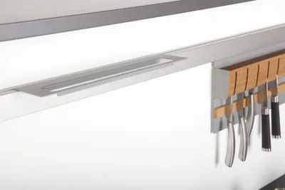 Produktbild von Linero MosaiQ Tuchleiste oben Titan grau